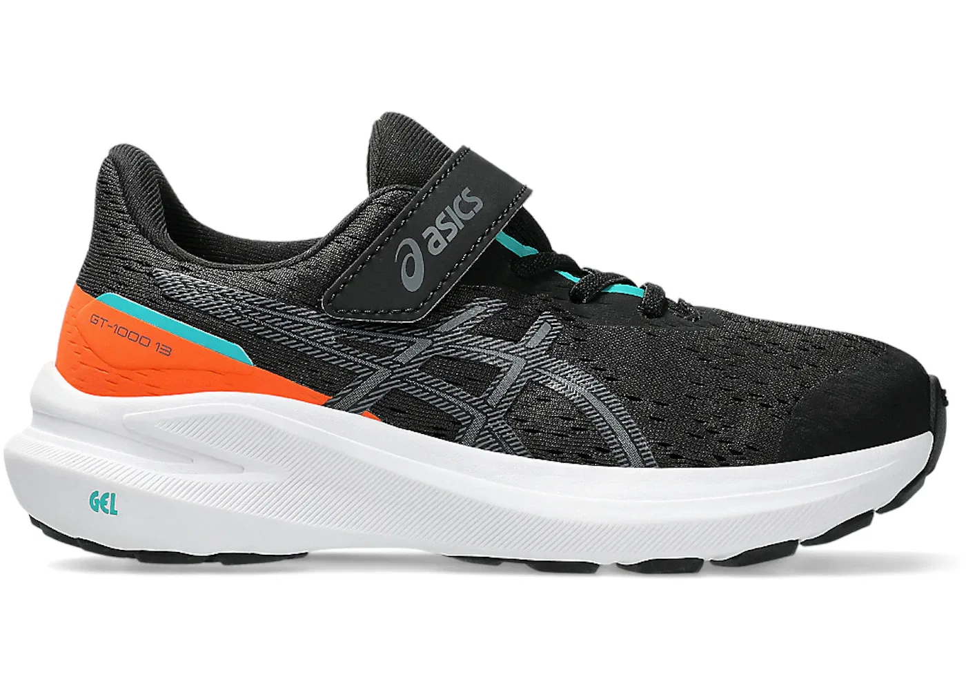 Детские кроссовки для бега ASICS GT-1000 13 ASICS, Black/Carbon