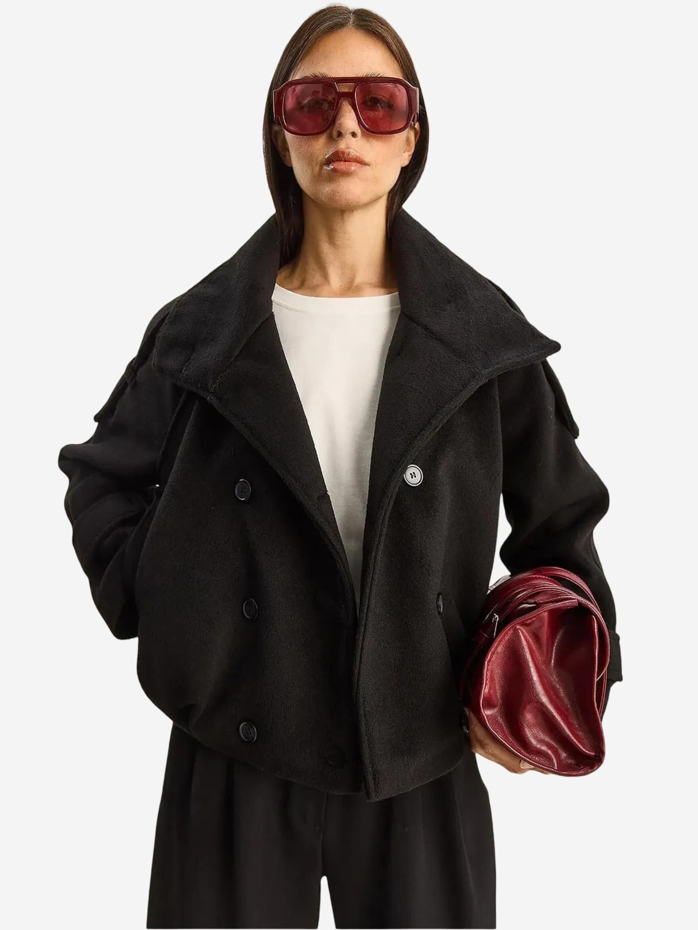 

Bianco Lucci Куртка для межсезонья в черном цвете