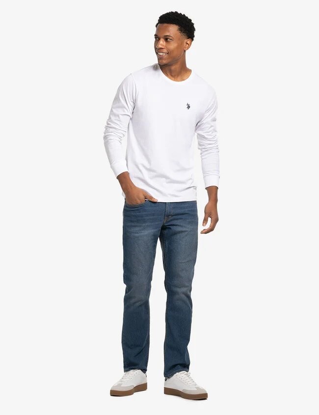 

Лонгслив U.S. Polo Assn., белый