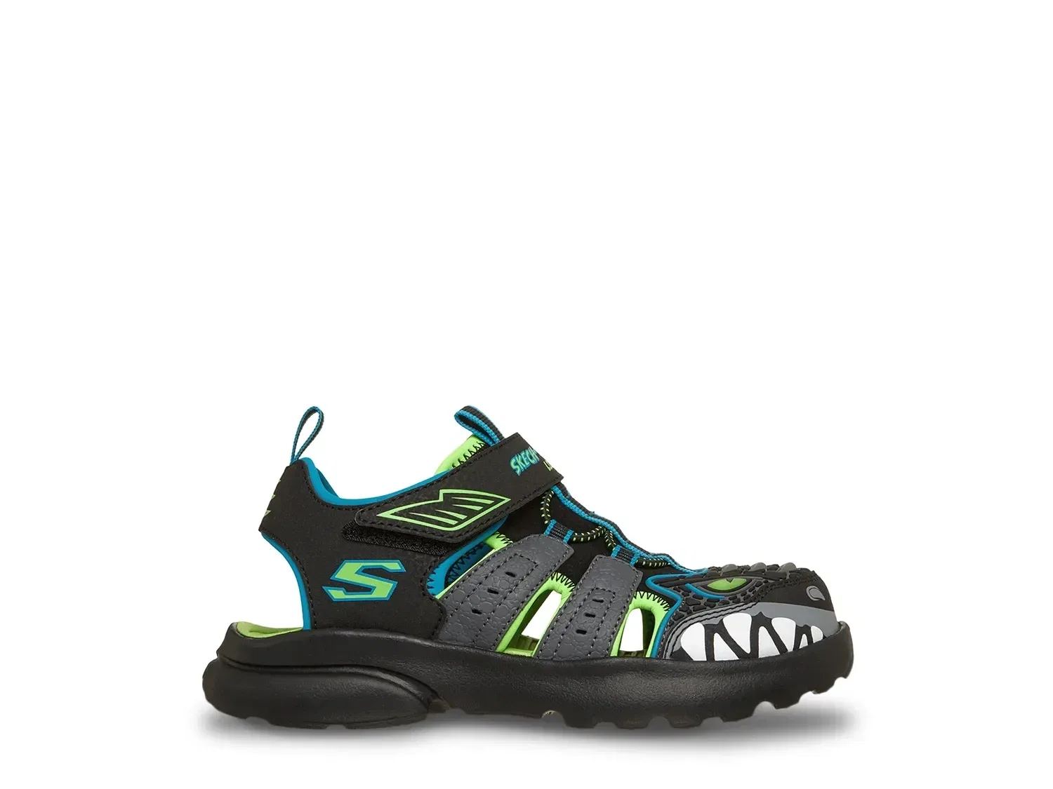 Сандалии Razor Splash Raptor Quest, Skechers, черный/мультиколор — фото 4
