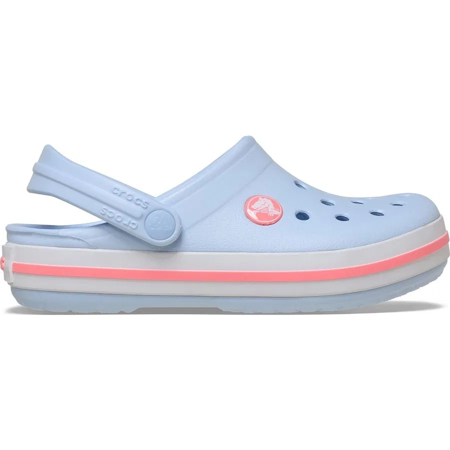 Детские сандалии-клоги с полосой Crocband Clog T, Crocs, Синий