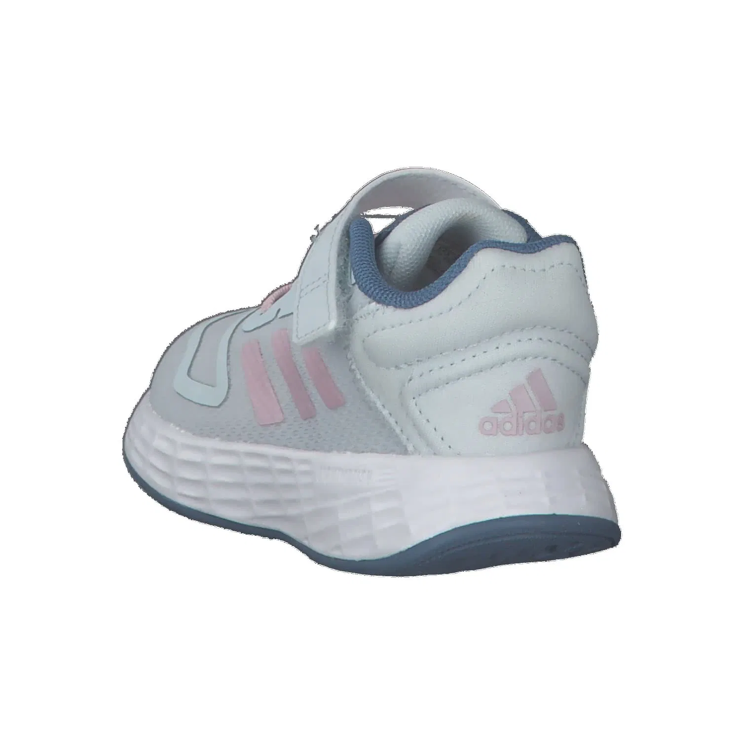 Детские кроссовки для мальчиков с шнуровкой Duramo 10 El I Adidas, Blue Tint Clear Pink Altered Blue — фото 4