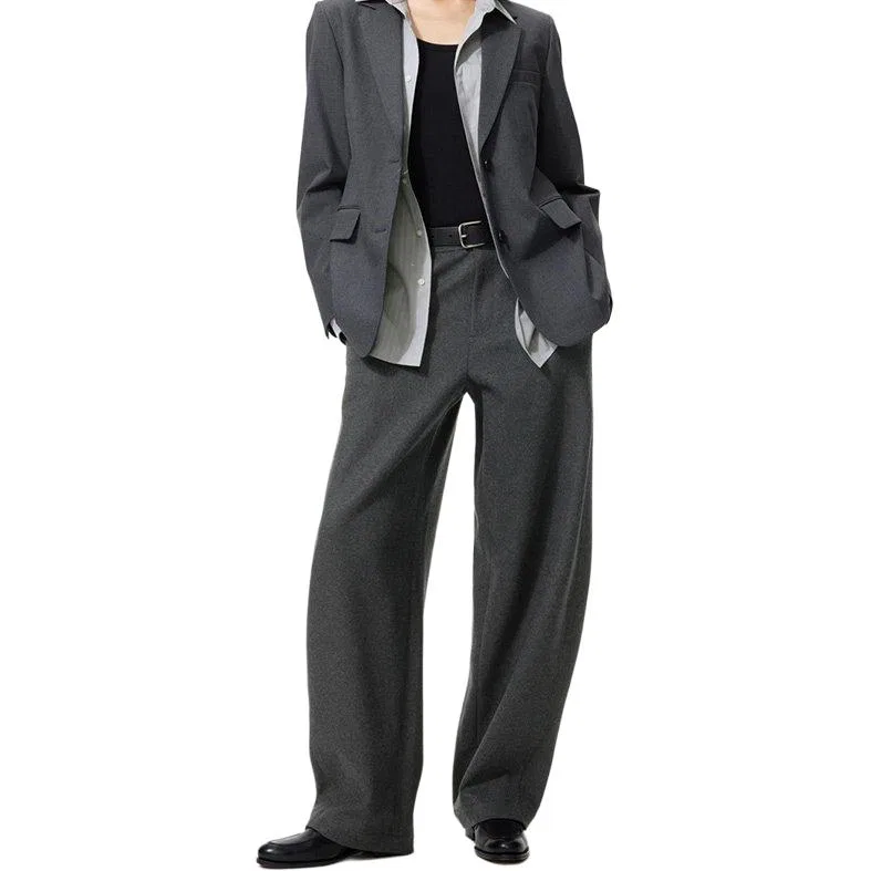 Мужские повседневные брюки Dark Gray UNIQLO, Темно-серый — фото 4