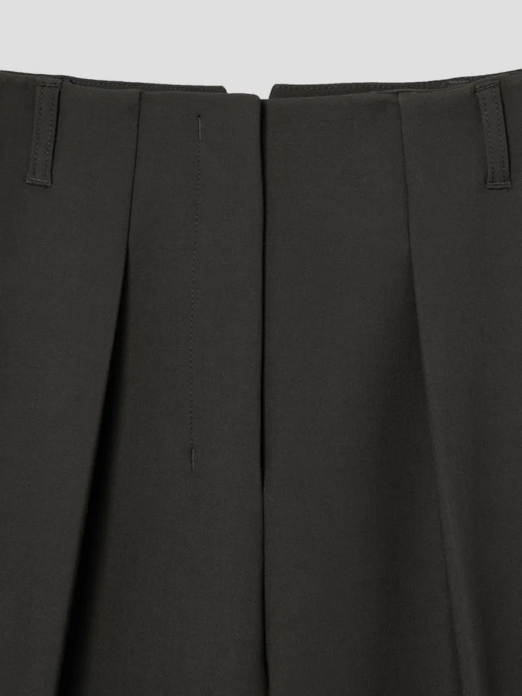 Широкие брюки Ovalo JACQUEMUS, Dark Khaki — фото 3