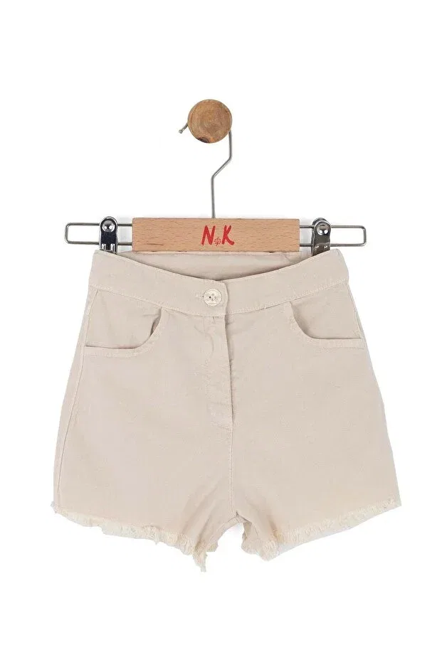 Детские шорты для девочек с карманами Nk Kids, Cream
