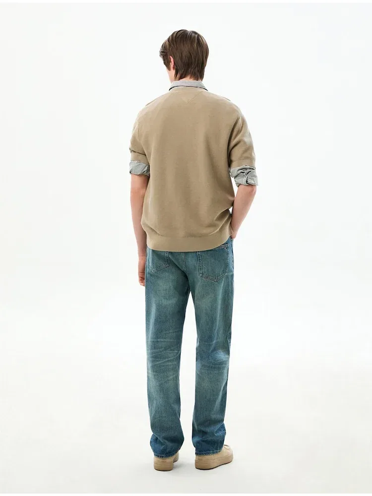 Свитер Cool Touch Structured Pullover TOMMY HILFIGER, Beige — фото 3