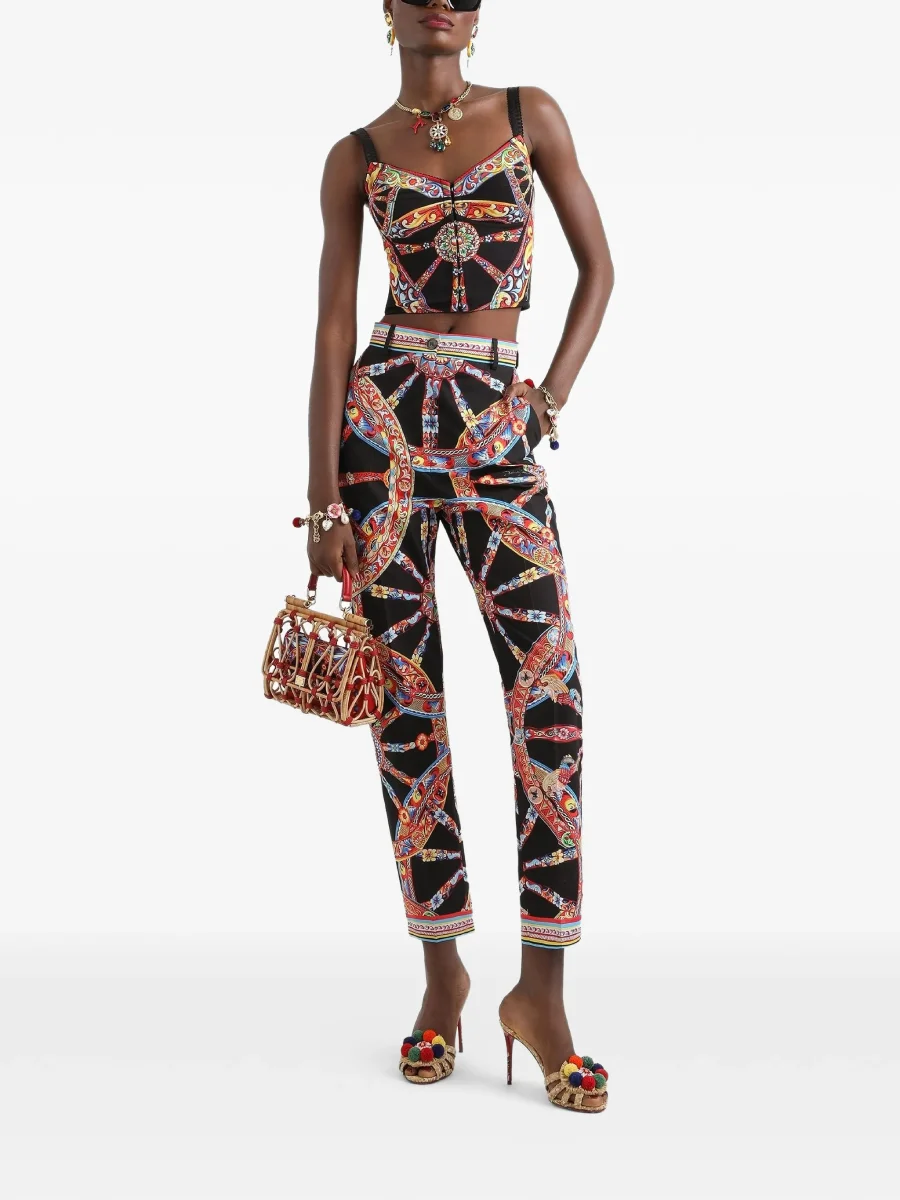 Топ Dolce & Gabbana Carretto, разноцветный — фото 4