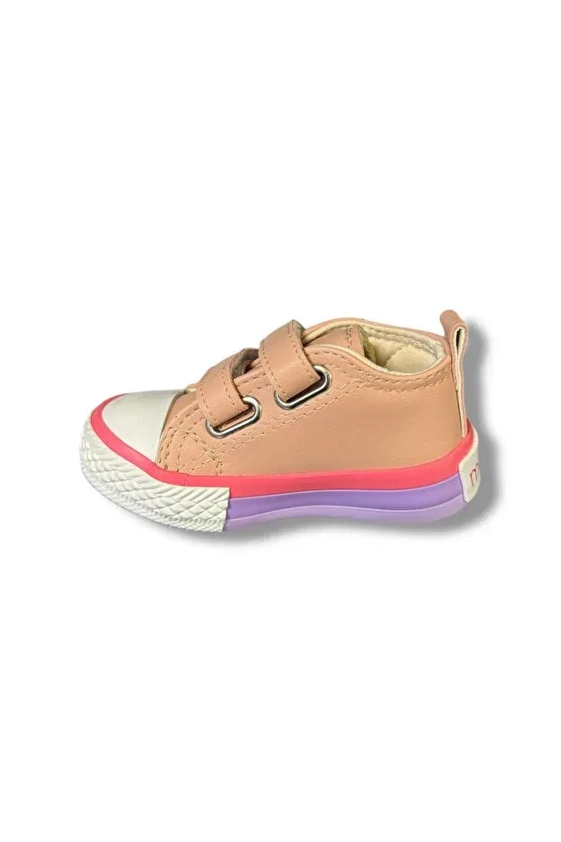Детские кроссовки для девочек из искусственной кожи Ideal, Pink — фото 4