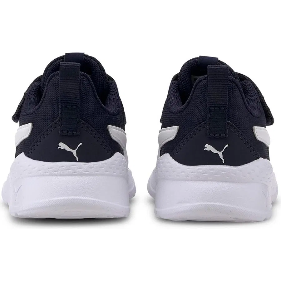 Кроссовки повседневные детские Puma Anzarun Lite Ac Inf, Зелено-черно-белый — фото 2