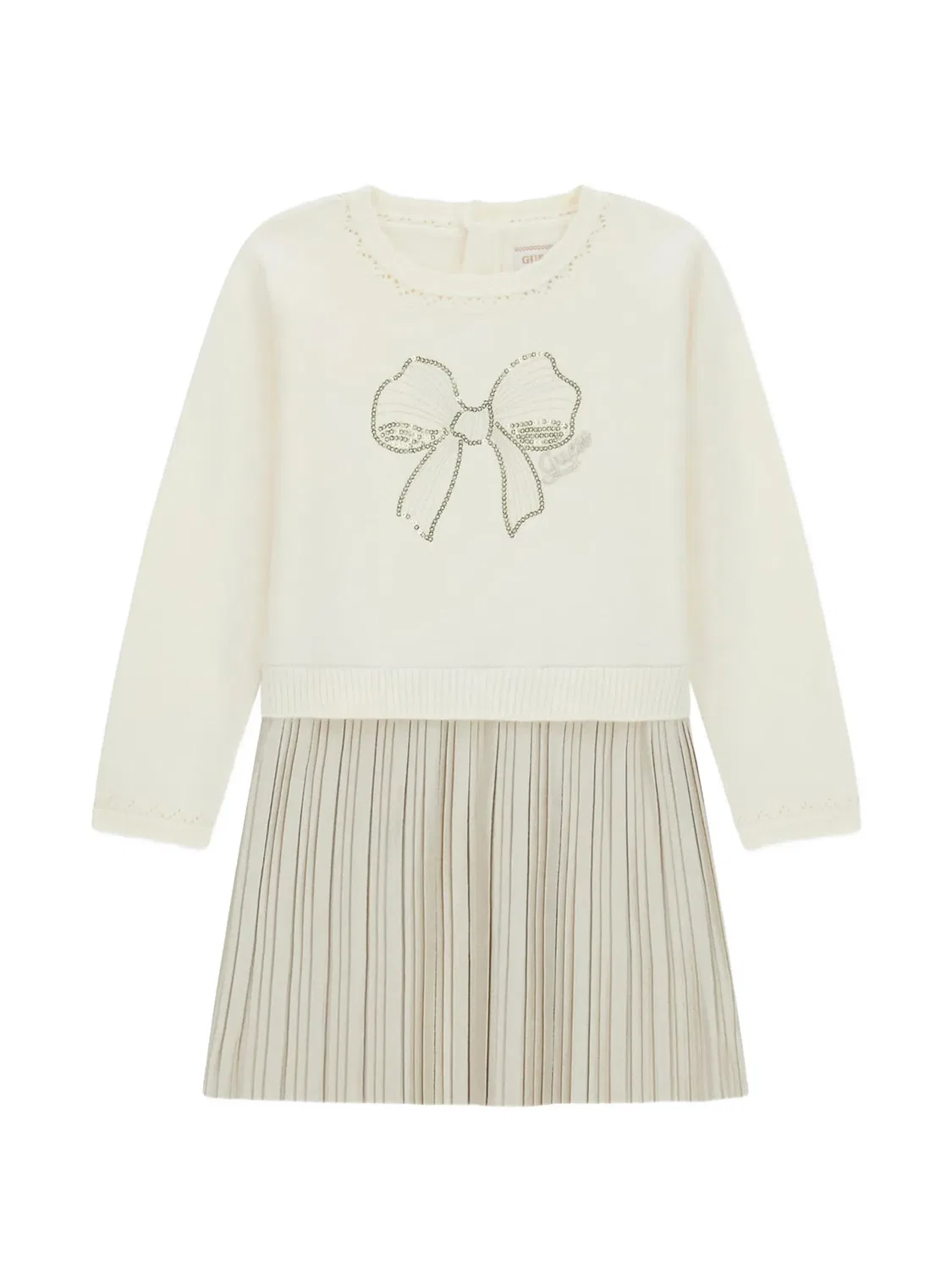 Платье с бантом Guess Kids, белый