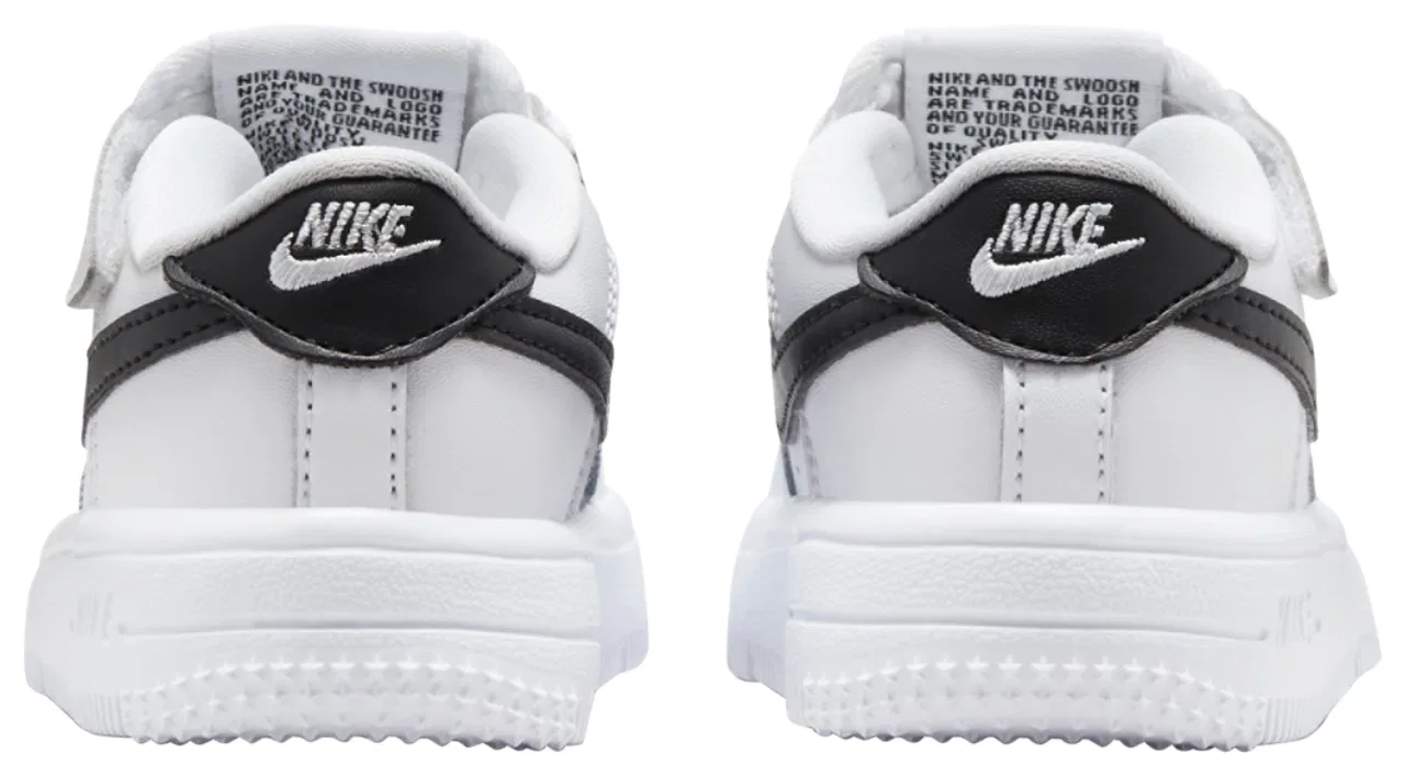 Кроссовки для мальчиков Air Force 1 Low EasyOn Nike, белый/черный — фото 4