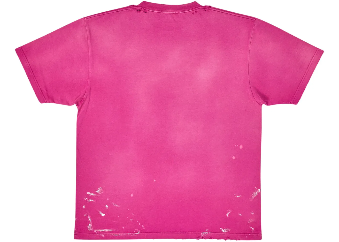 Женская футболка свободного кроя с принтом 90/10 Large Fit Vintage Balenciaga, Dark Pink — фото 2