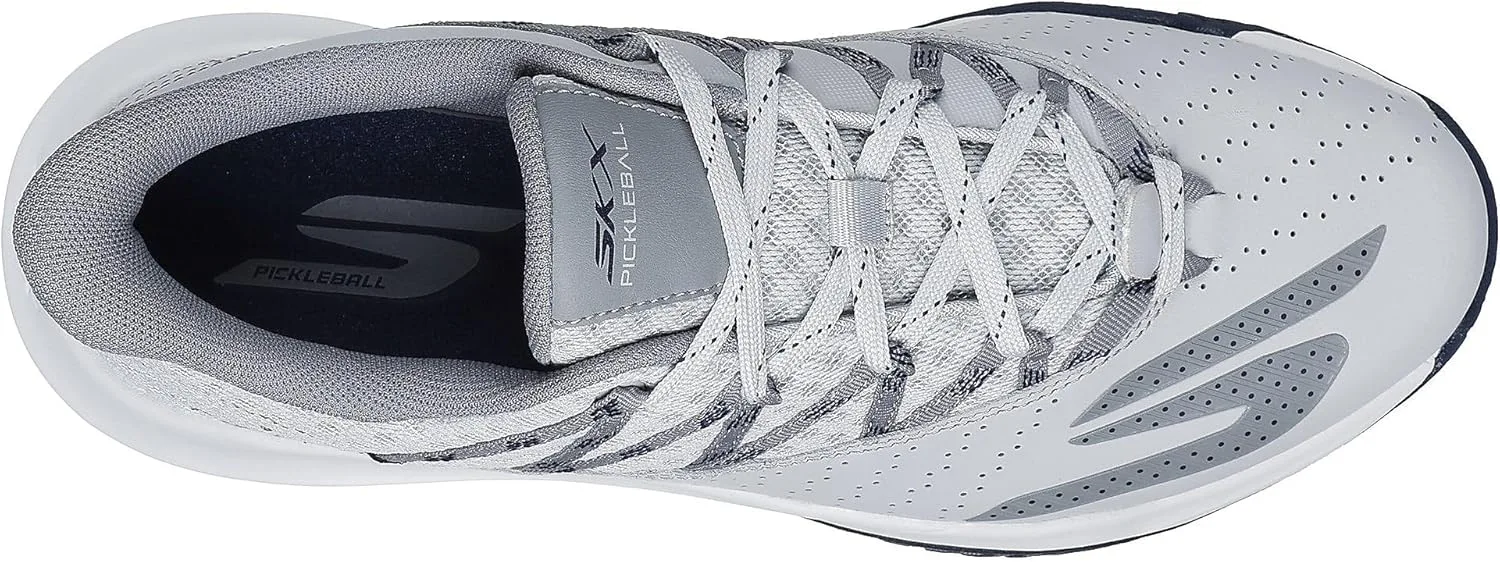 Мужские кроссовки для ралли Viper Court Skechers, серый темно-синий — фото 2