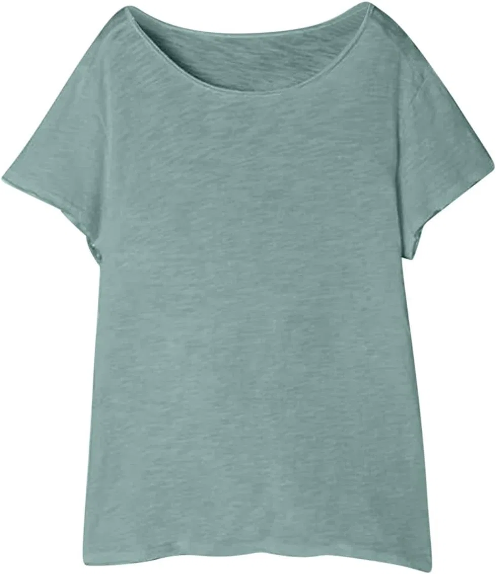 Мужская хлопковая футболка с круглым вырезом Regular Fit, Green — фото 4