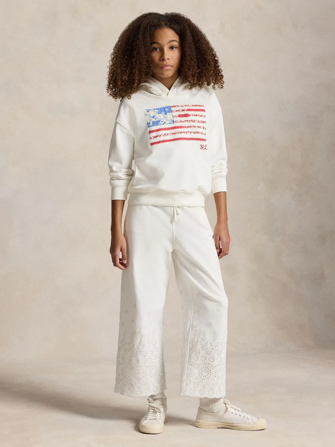 Худи Polo Ralph Lauren White Flag, белый — фото 3