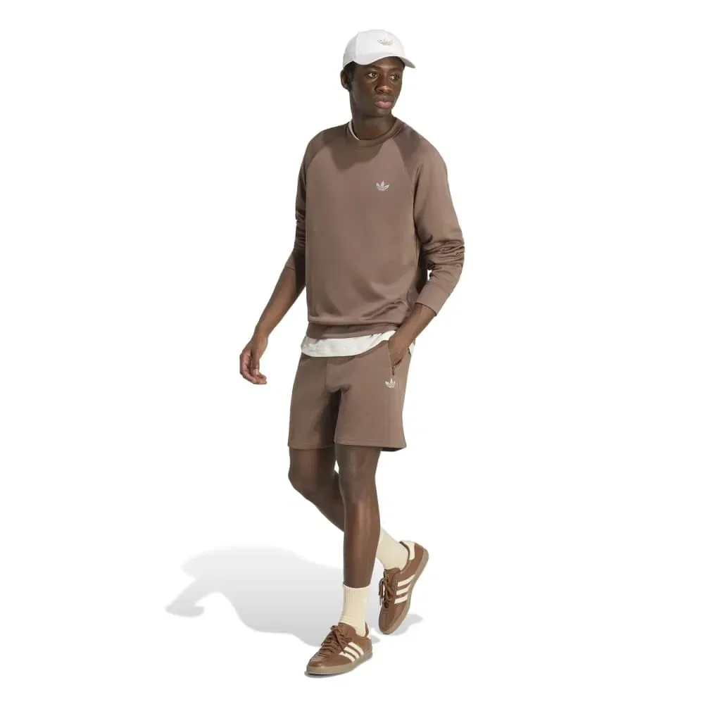 Мужские шорты из трикотажа с боковыми карманами Adidas Originals, Brown — фото 4