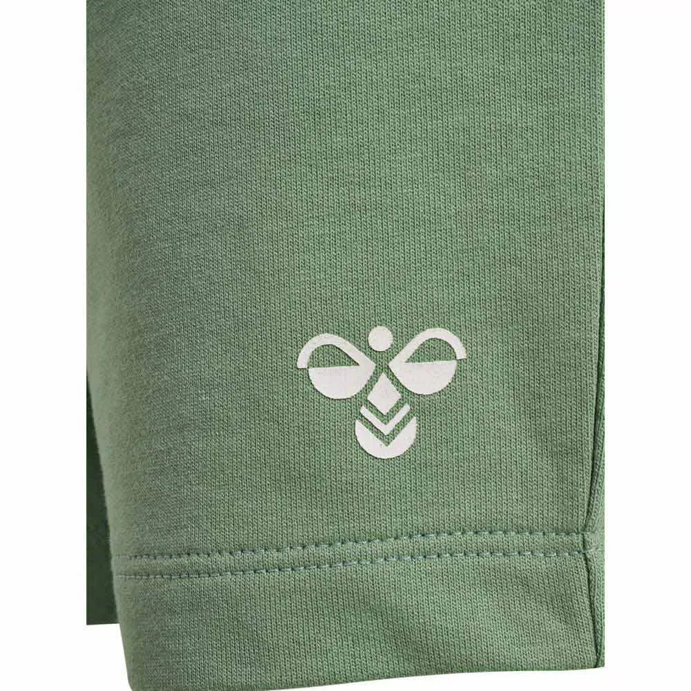 Детские спортивные шорты с эластичным поясом True Hummel, Green — фото 4