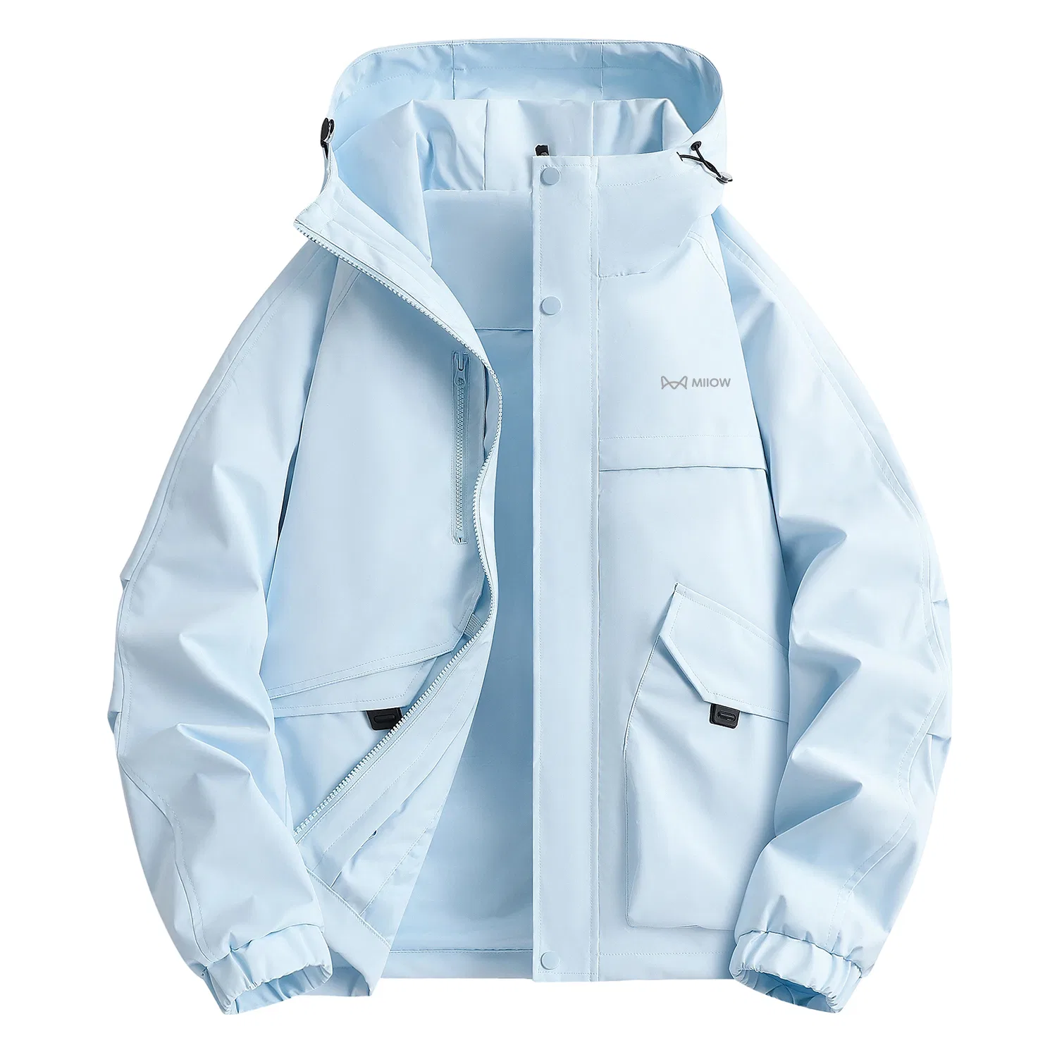 Детский худи с капюшоном Baby Sapphire Blue MIIOW