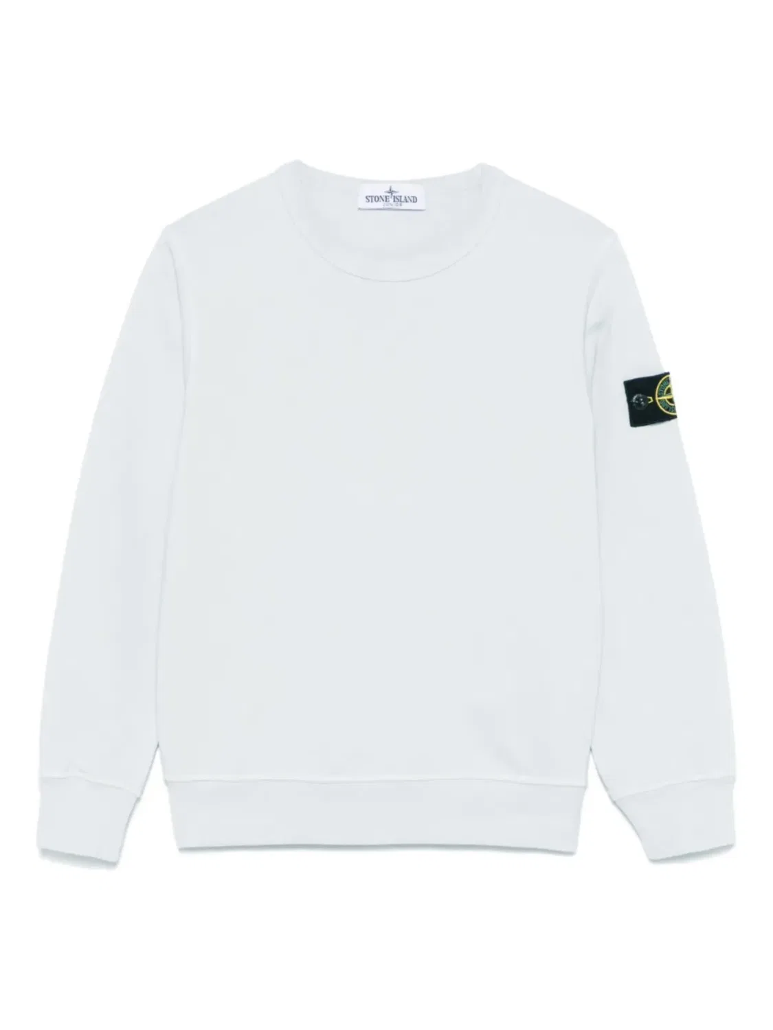 Свитшот с компасом Stone Island, светло-голубой