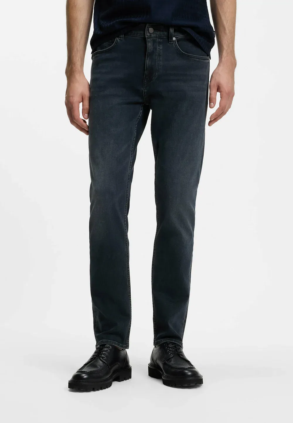 Узкие джинсы Boss, Dark Blue Seven