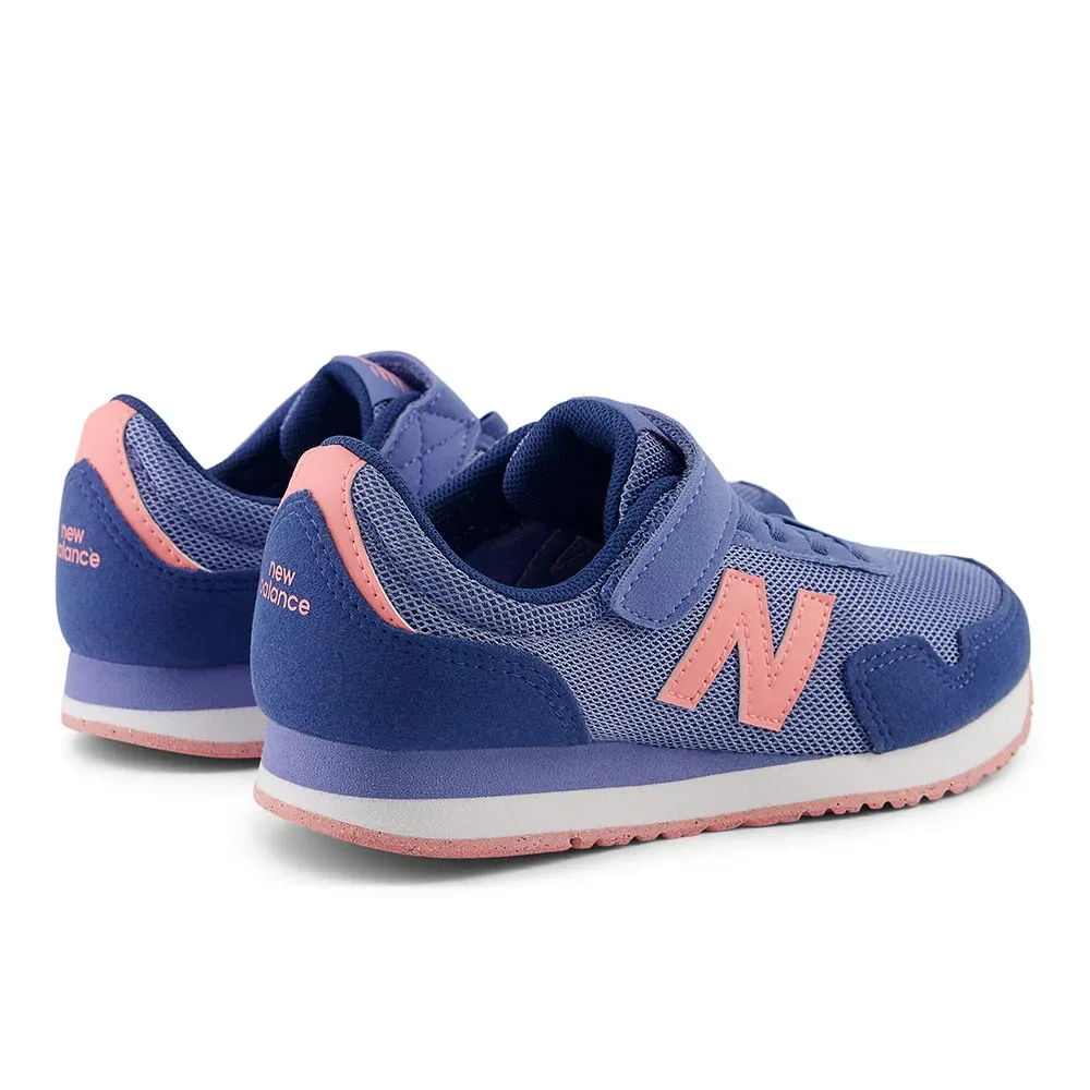 Кроссовки на липучке 323 New Balance, синий — фото 3