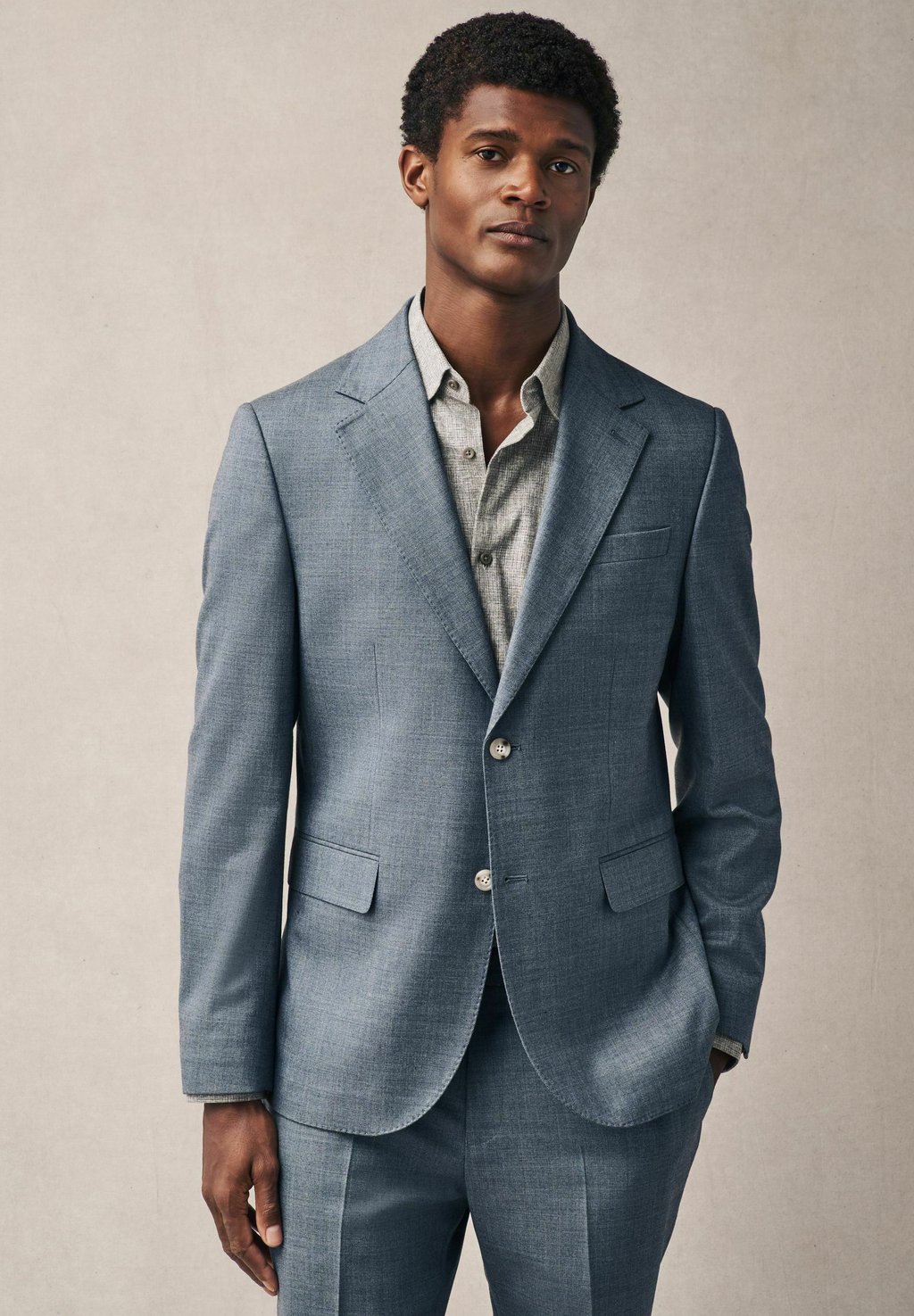 

Пиджак-блейзер REGULAR FIT - TAILORED FIT TEXTURED - Suit jacket Next, синий