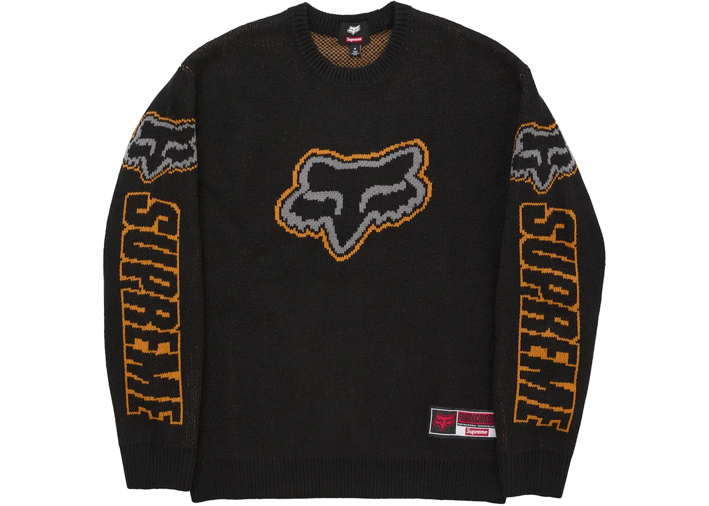 Мужской свитер с принтом Fox Racing Supreme, Black