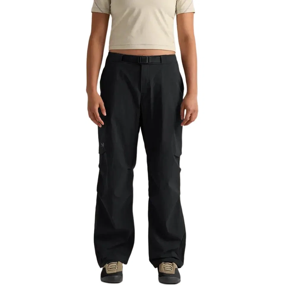 Женские брюки прямого кроя с широкими штанинами Arcteryx, Black — фото 3