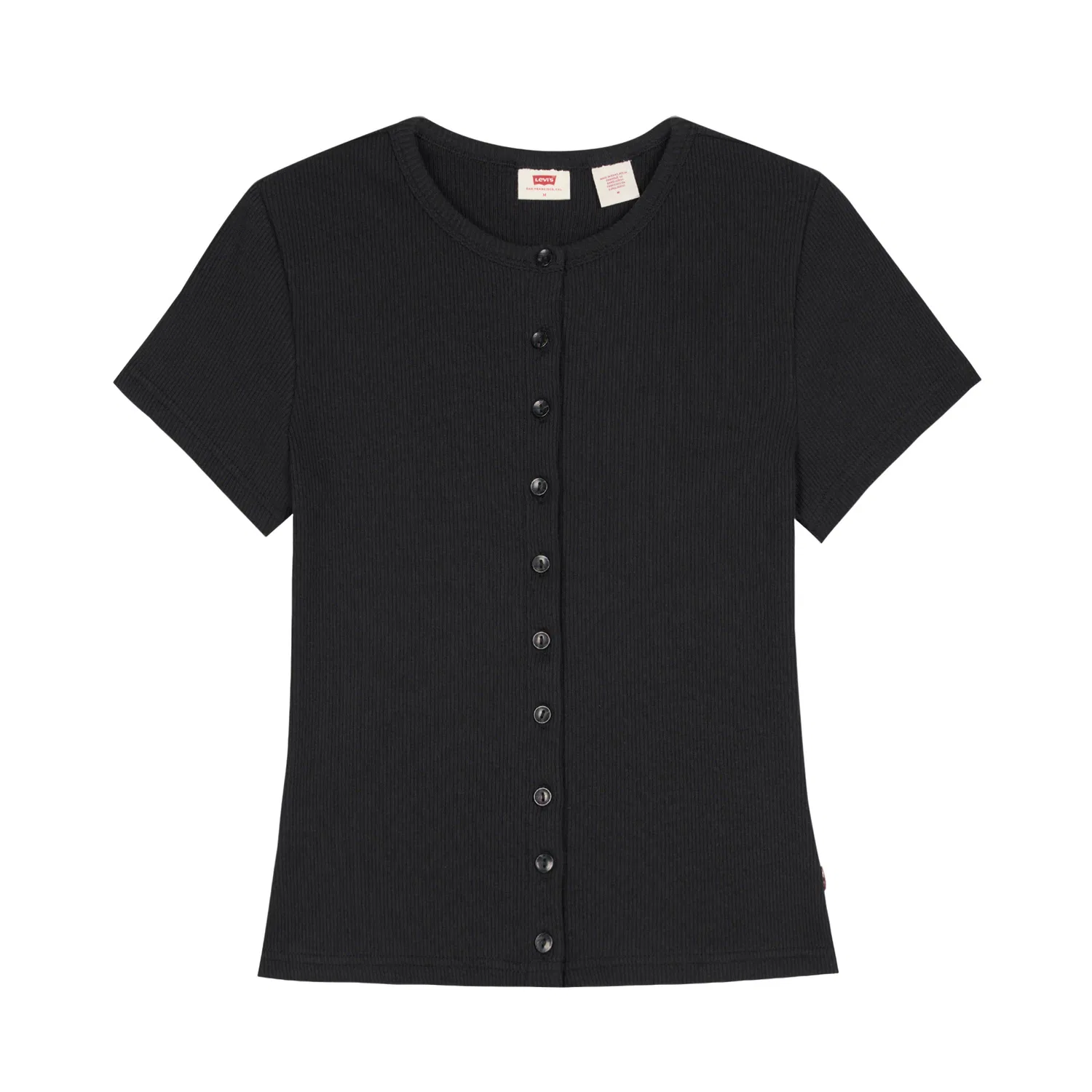 Женская футболка с круглым вырезом Levis, Black