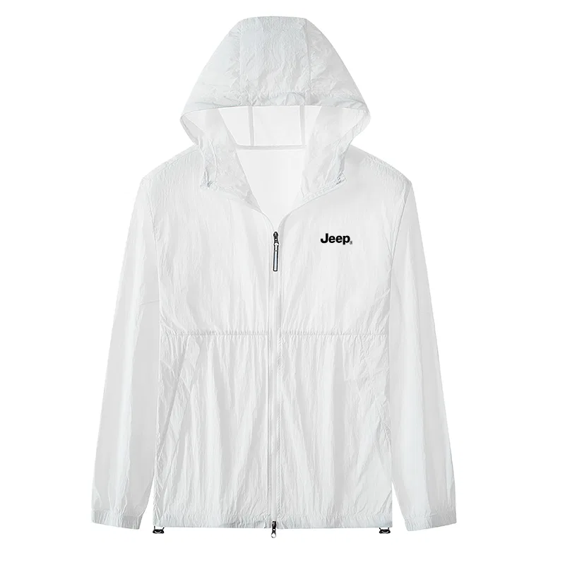 Детская ветровка с капюшоном Jeep Ice Peak Sun Protection Collection, белый