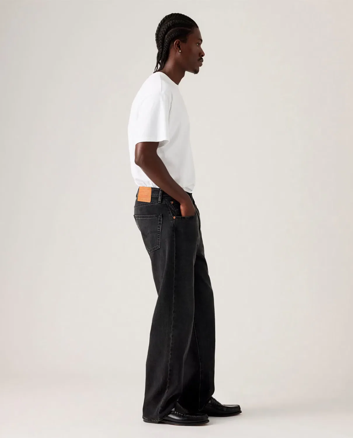 Мужские джинсы свободного кроя 501 Loose Levi's, Gris Oscuro — фото 4