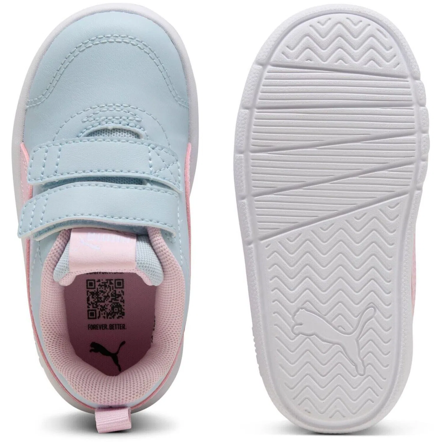 Детские кроссовки Puma Courtflex V3 V Inf, Blau — фото 2