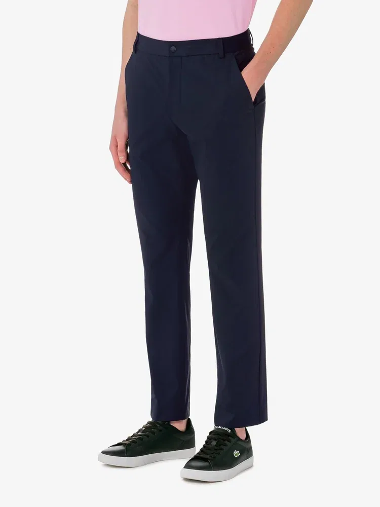Чиносы принтованные LACOSTE, Navy — фото 2