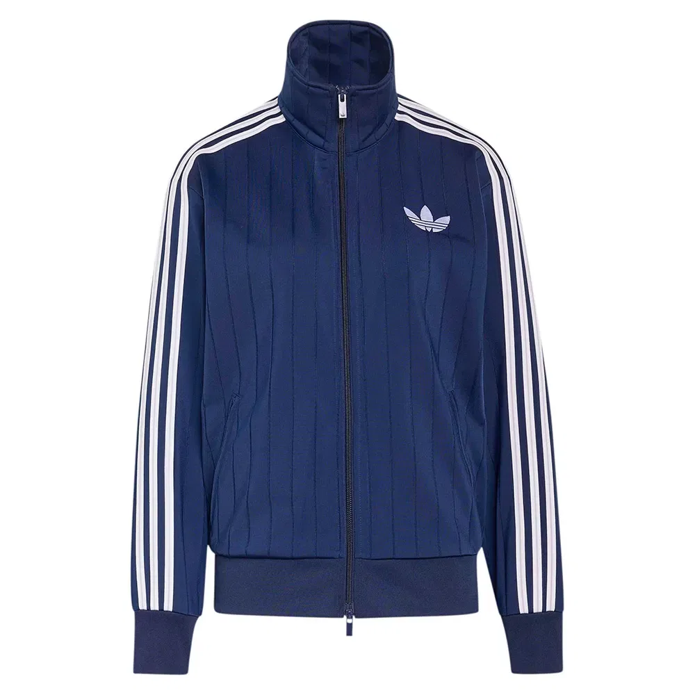 Толстовка Pinstripe Firebird Loose Track full zip Adidas Originals, синий — фото 3