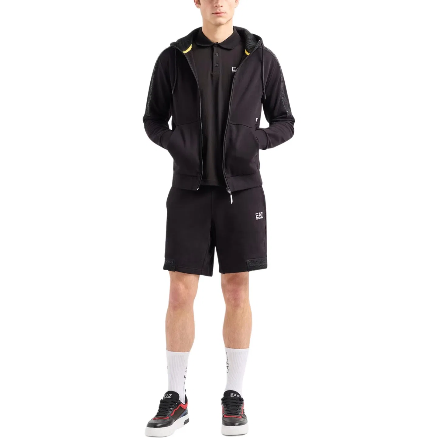 Мужской свитшот EMPORIO ARMANI EA7, Black — фото 3