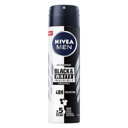 Антиперспирант-спрей невидимый Nivea Men Invisible Black & White Original 150 мл