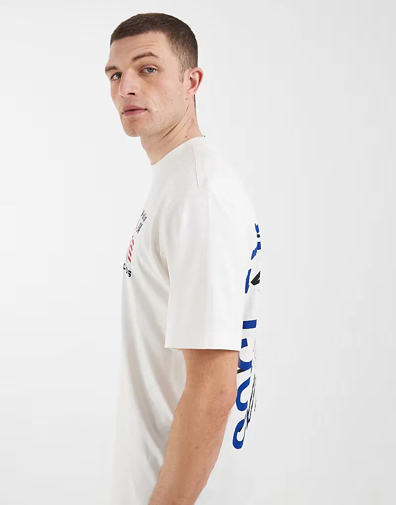 Футболка Adidas Originals US 94, белый — фото 4