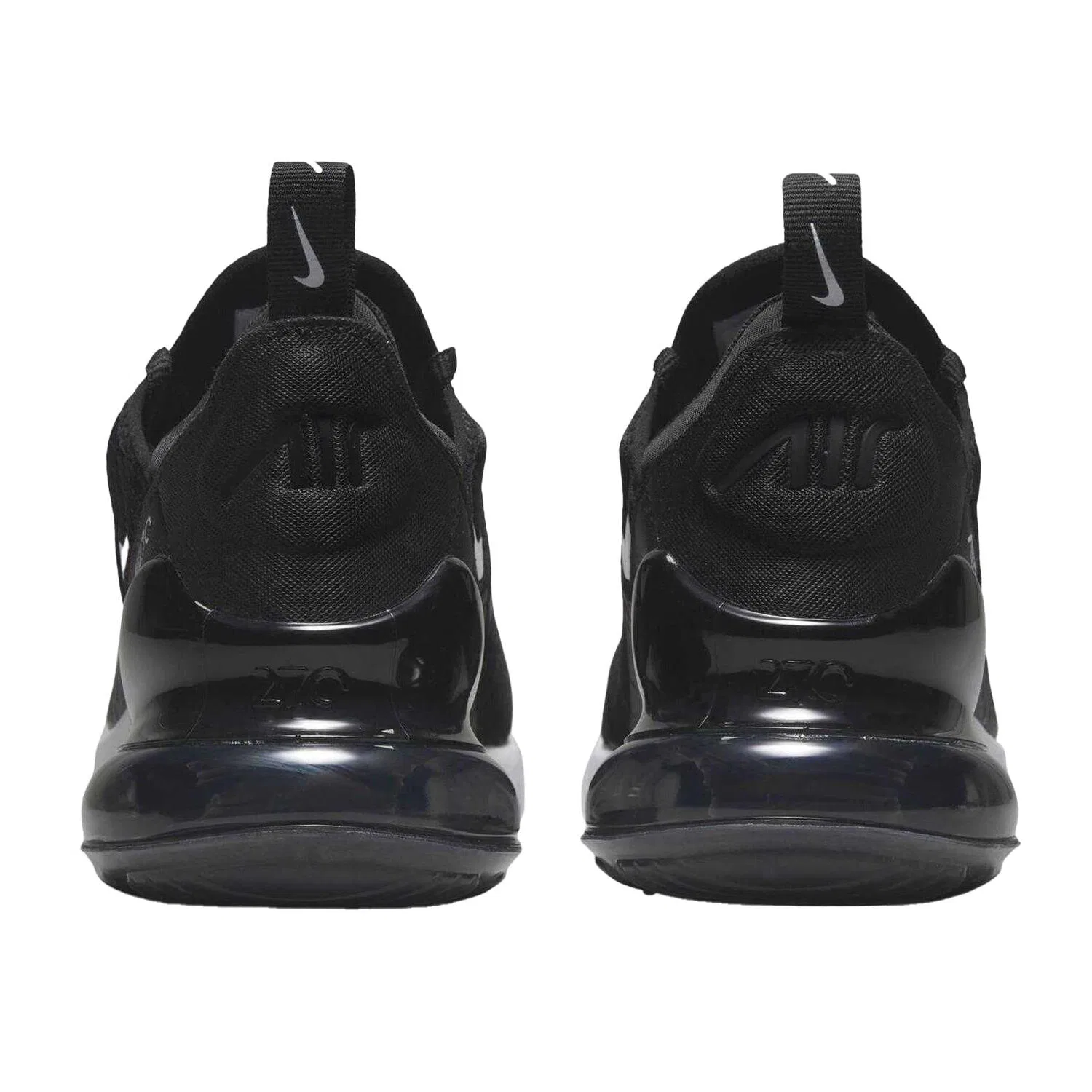 Детские кроссовки с контрастным дизайном Air Max 270 React Nike, Schwarz — фото 2