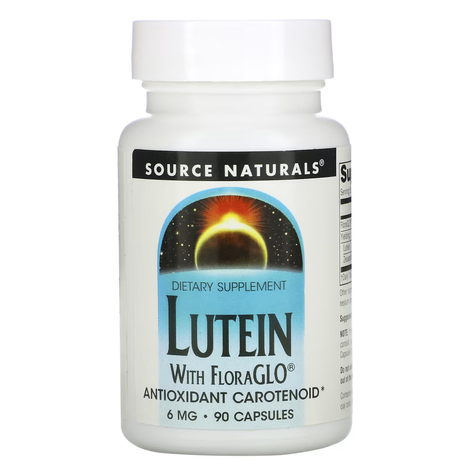 

Source Naturals, Лютеин 6 мг, 90 капсул