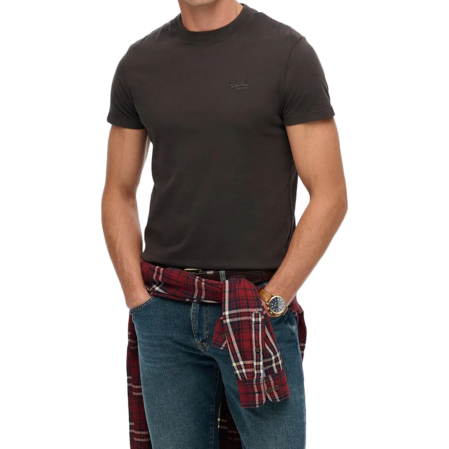 Мужская футболка с логотипом Superdry, Black
