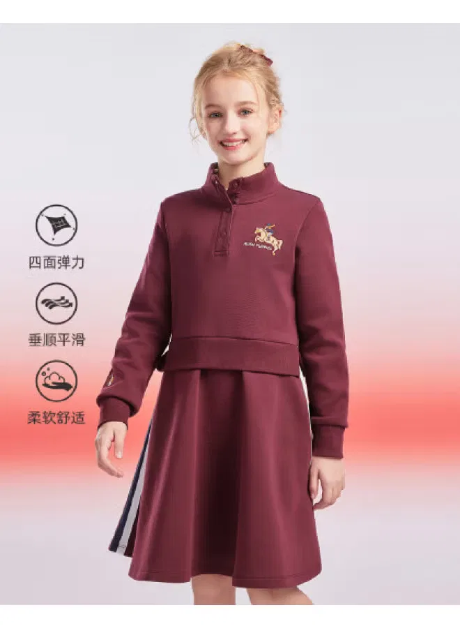 Платье из футера с длинным рукавом, модель Two-Piece Style, Hush Puppies
