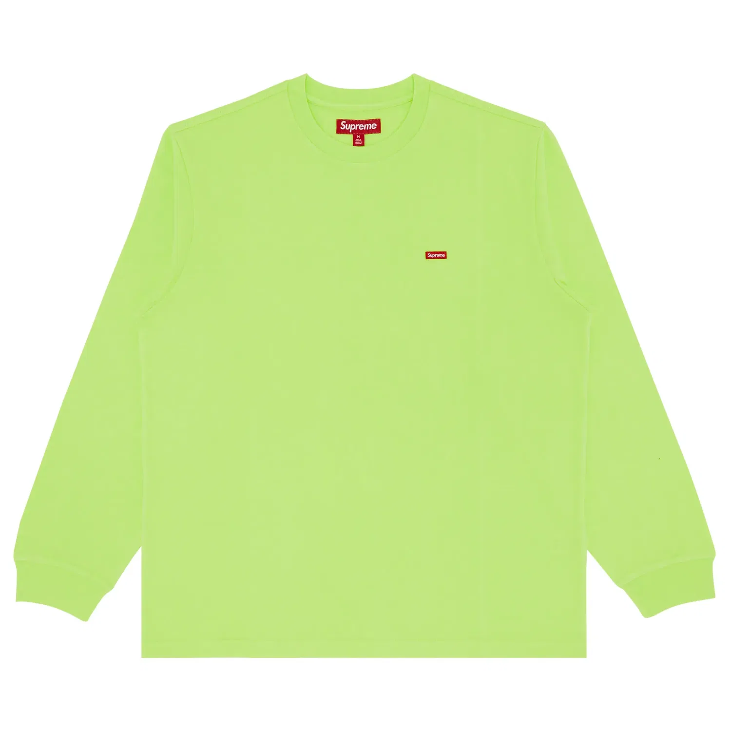 Футболка Supreme с длинными рукавами, размер S, зеленый