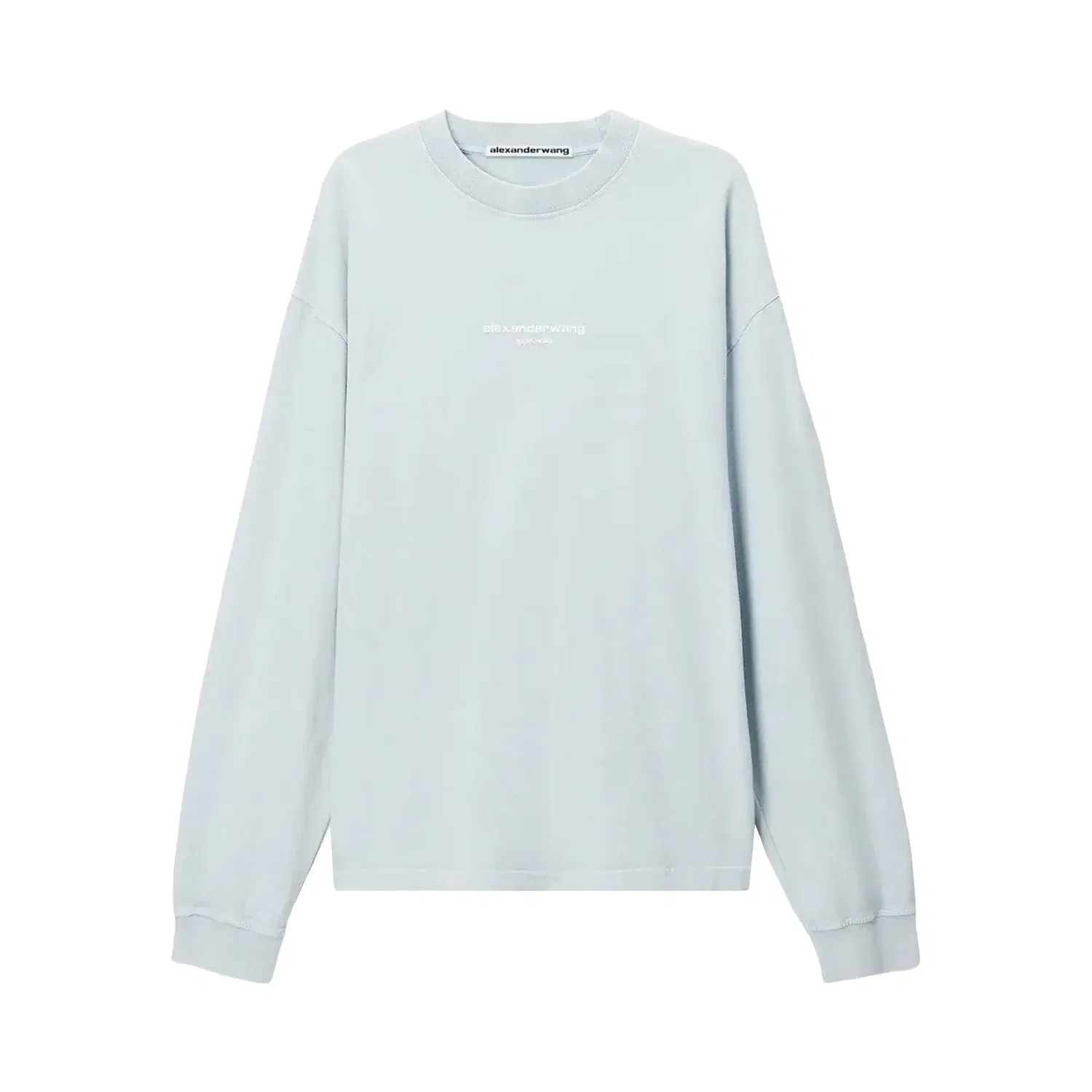 Лонгслив с принтом логотипа Alexander Wang, Washed Sky
