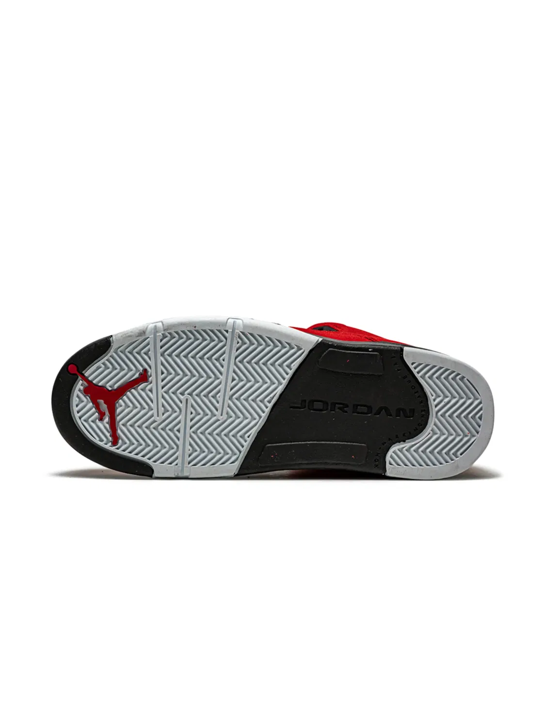 Кроссовки Air Jordan 5 "Raging Bull", красный — фото 4
