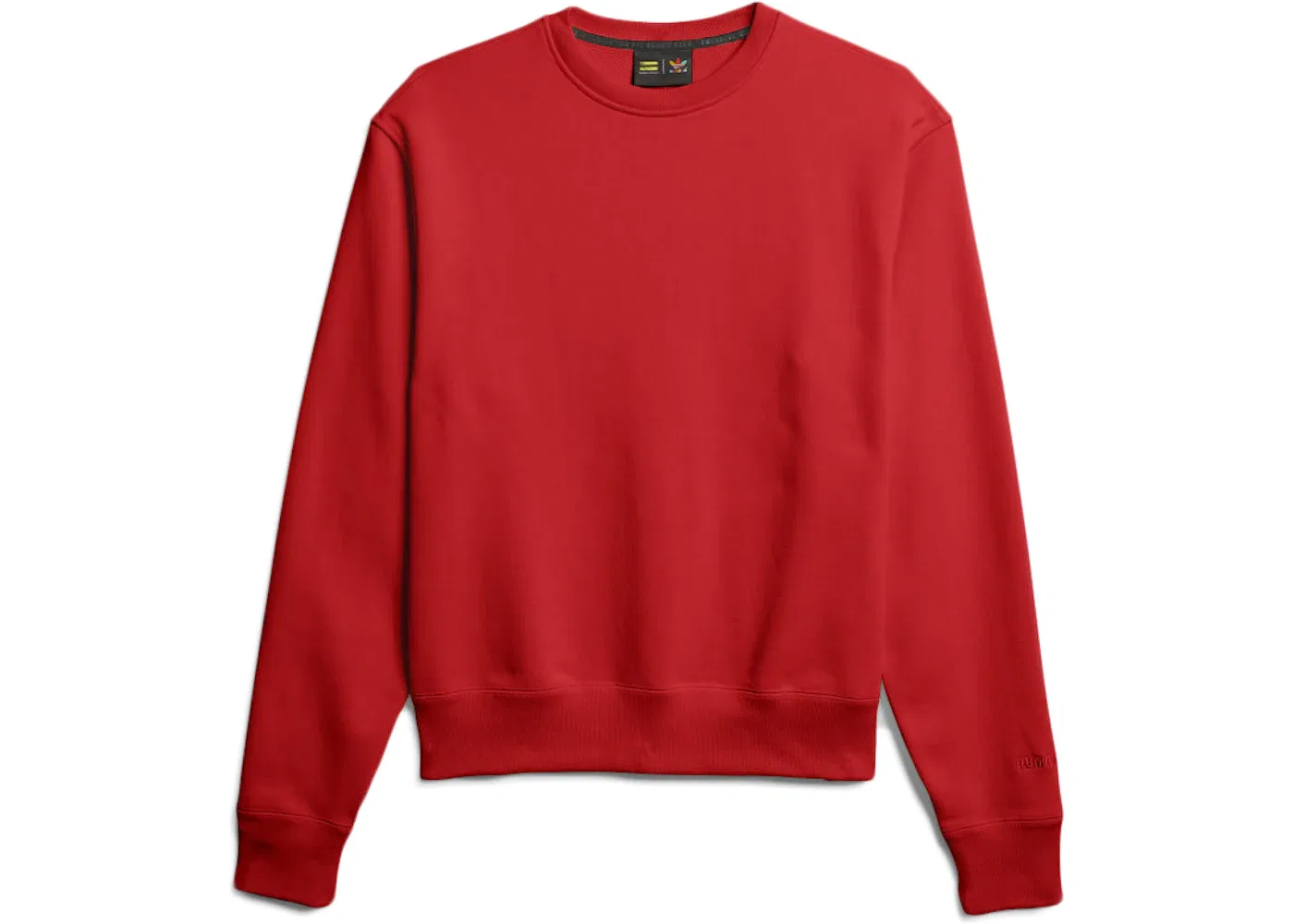 Детский свитшот с круглым вырезом Adidas Pharrell Williams Basics Crewneck Sweatshirt, Active Red