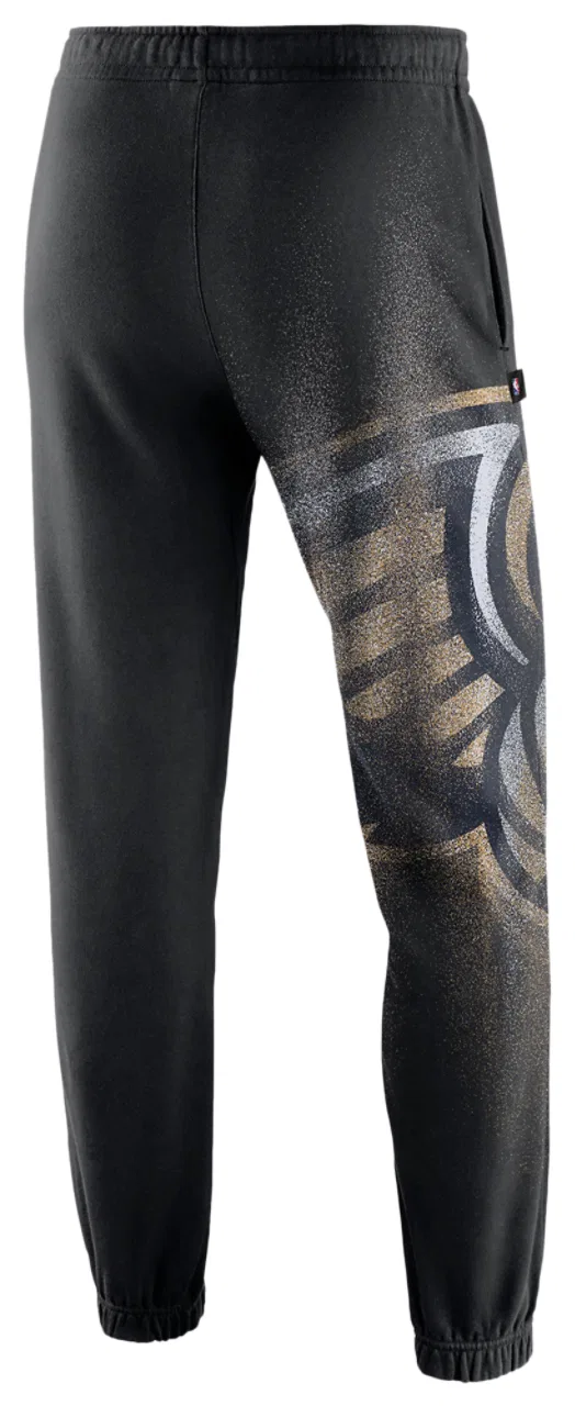 Мужские спортивные брюки с технологией Therma-FIT Pelicans Basketball Icon Nike, черно-белый — фото 2