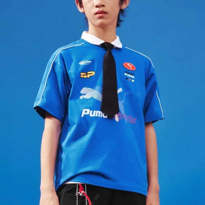 Детская футболка с круглым вырезом PUMA, Royal Blue 80701 — фото 4