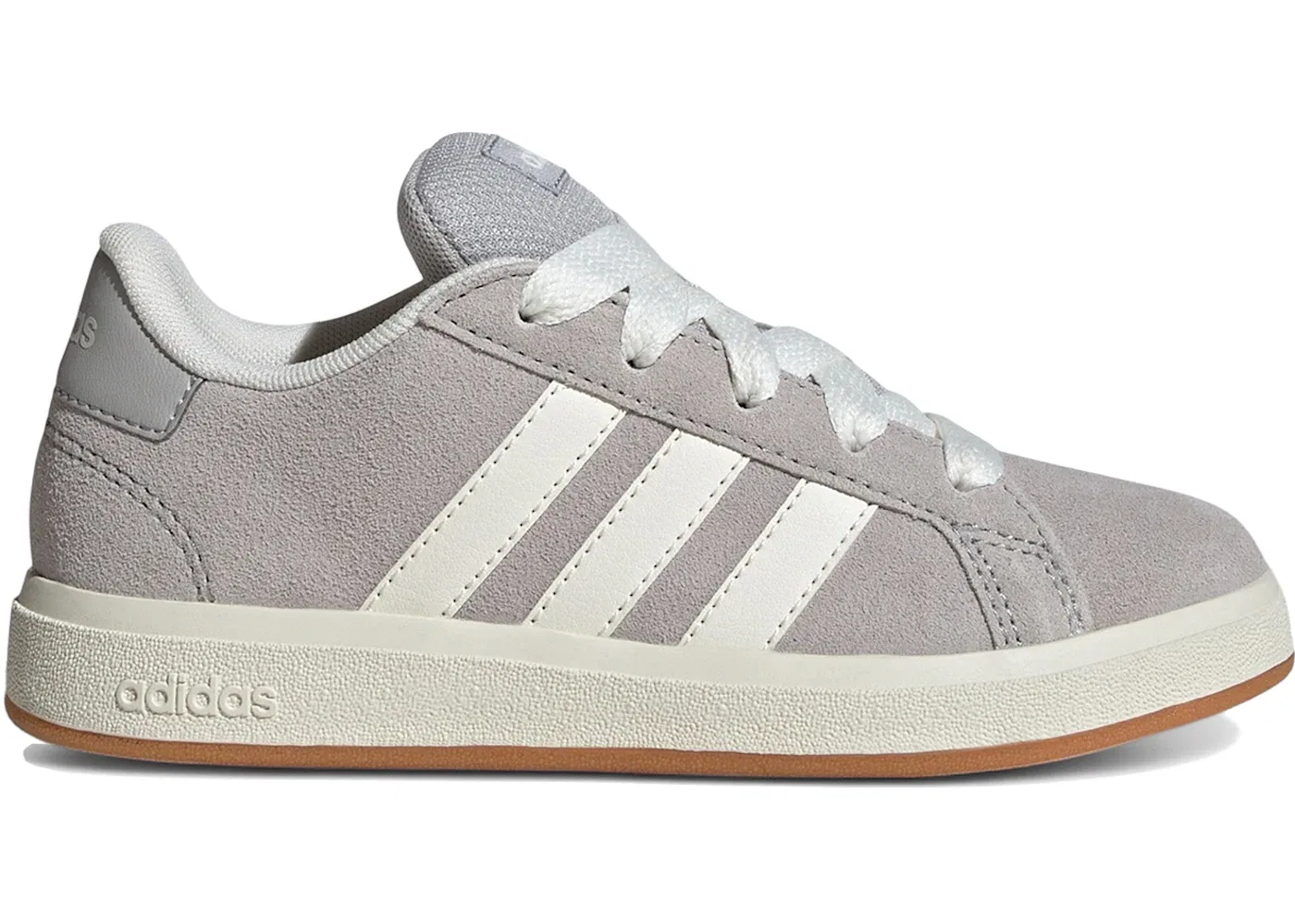 Детские кроссовки с классическим дизайном Adidas Grand Court 00s Adidas, Grey Two Off White Gum