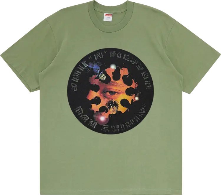 

Футболка Supreme Dah Shinin' Tee 'Light Olive', зеленый