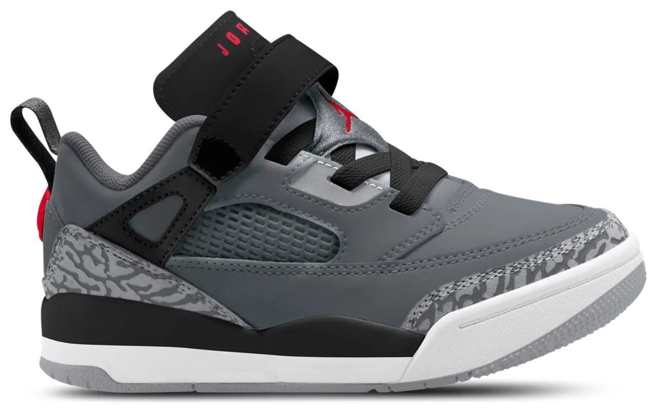 Детские кроссовки для мальчиков с кожаным верхом Spizike Jordan, Grey/Red/Black